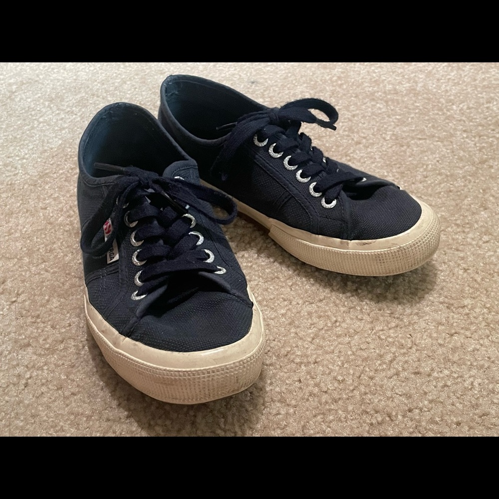 Superga Navy Blue Sneakers